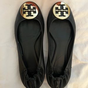TORY BURCH BALLET FLAT BLACK SIZE 9